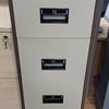 Brown And Beige 4 Drawer Filing Cabinet
