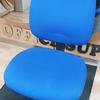 Blue Fabric Task Chair With Pump Up Lumbar Support