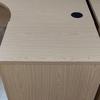 RightHanded Calva Oak 1400 x 1600mm Radial Desk With 600mm Ends 
