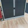 Bisley Grey 1020mm High Tambour Door Cabinet