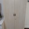 2045mm Tall Maple Double Door Cupboard 
