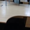 Dams 1600mm Left Handed Radial Desk With Drawers  