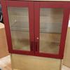 1160mm EFG Display Cabinet with Glass Doors and Roller Shutter 