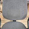 Grey Fabric High Back Chair With Fixed Arms 