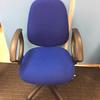 Alliance Scuba Blue High Back Operator Chair With Arms