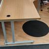 Oak Radial Desk 1600 x 1200mm 