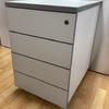 Grey 4 Drawer Mobile Pedestal