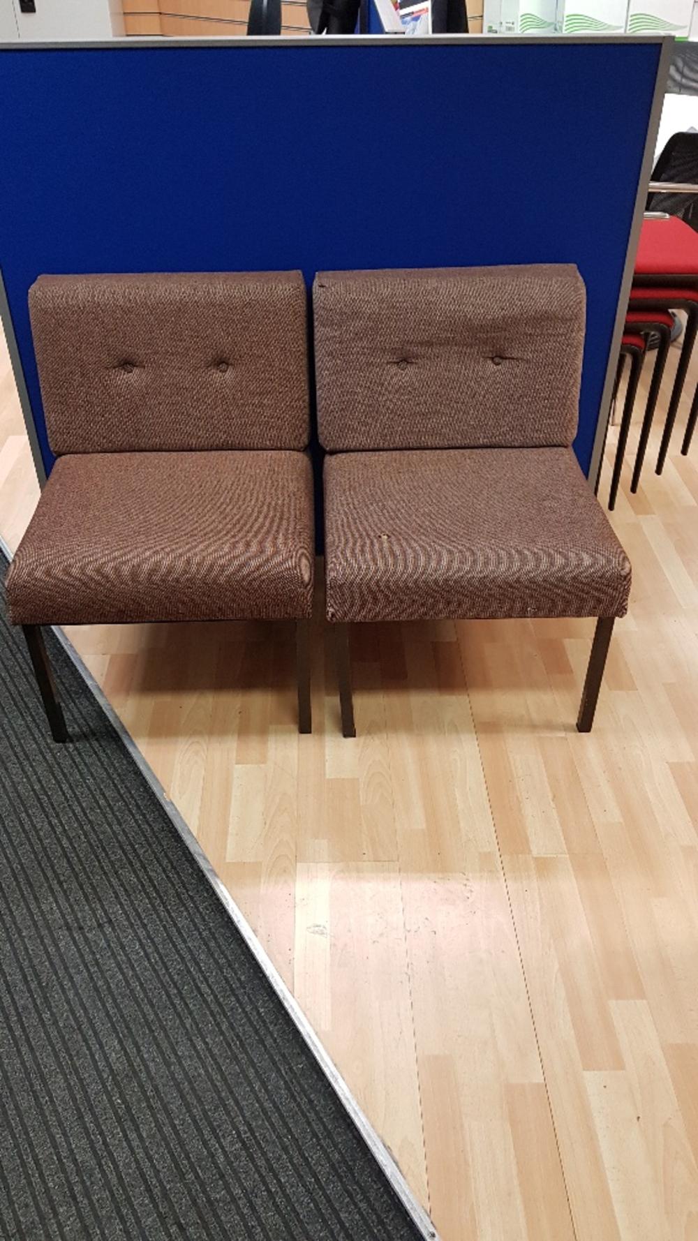 Pair Of Low Level Reception Chairs