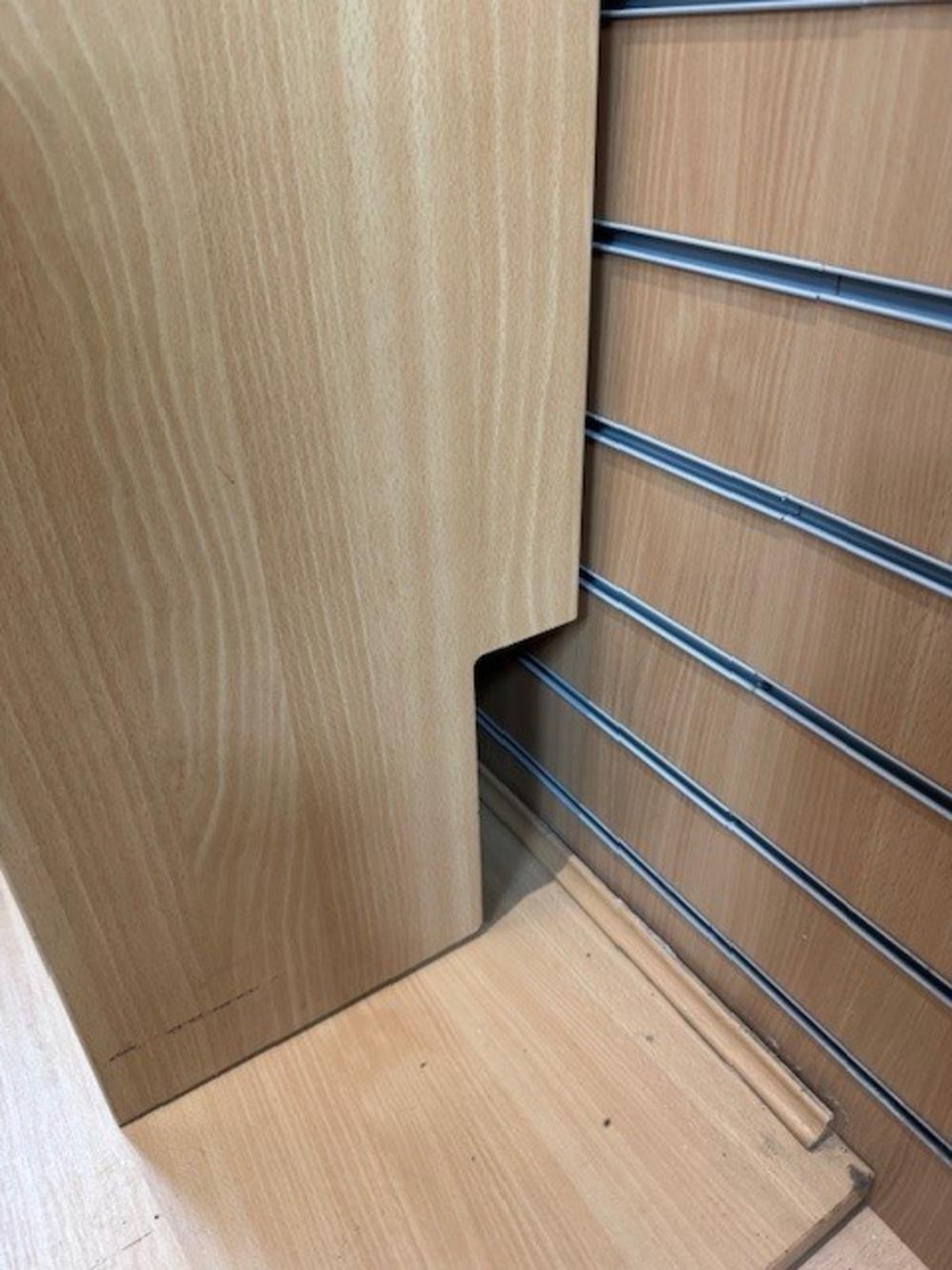 Beech Bookcase With Adjustable Shelves - Must Be Fastened To A Wall - copy