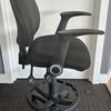 Black Draughtsman Chair with Foldback Arms