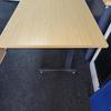 1200mm x 600mm Light Oak Folding Table 