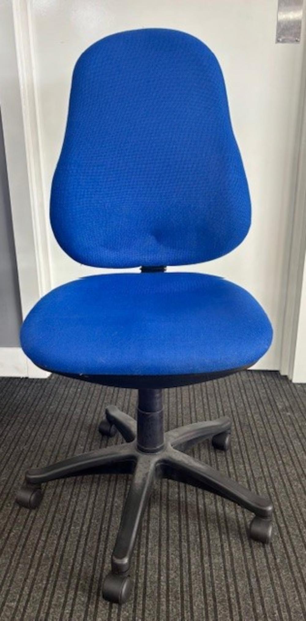 Blue High Back Operator Chair