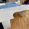Radial Desk With Meeting Point & Screen