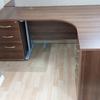 1800 x 1400mm Imperial Walnut Combi Desk With Drawers 