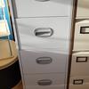 Silverline Lockable 4 Drawer Filing Cabinet in Grey