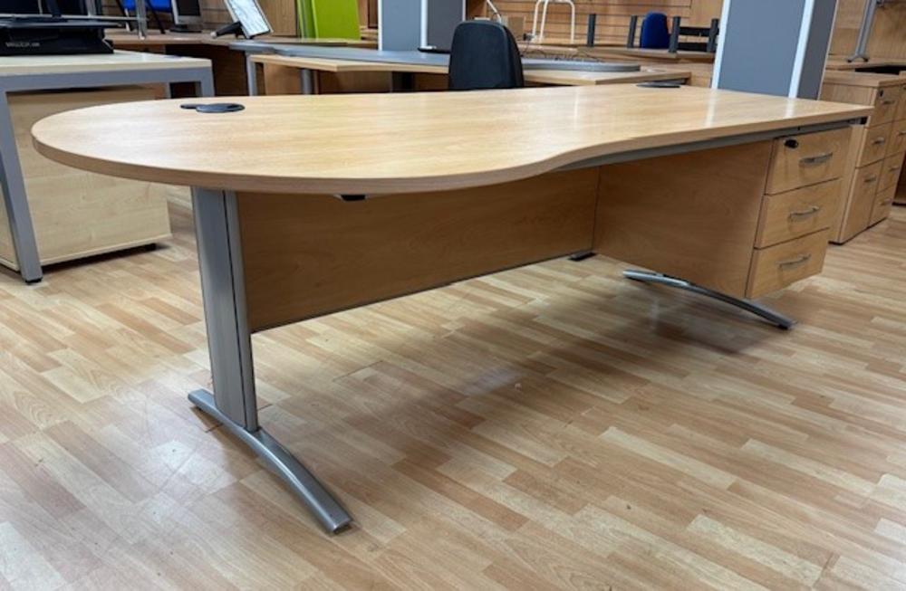 2100mm Executive Conference Desk In Apple 