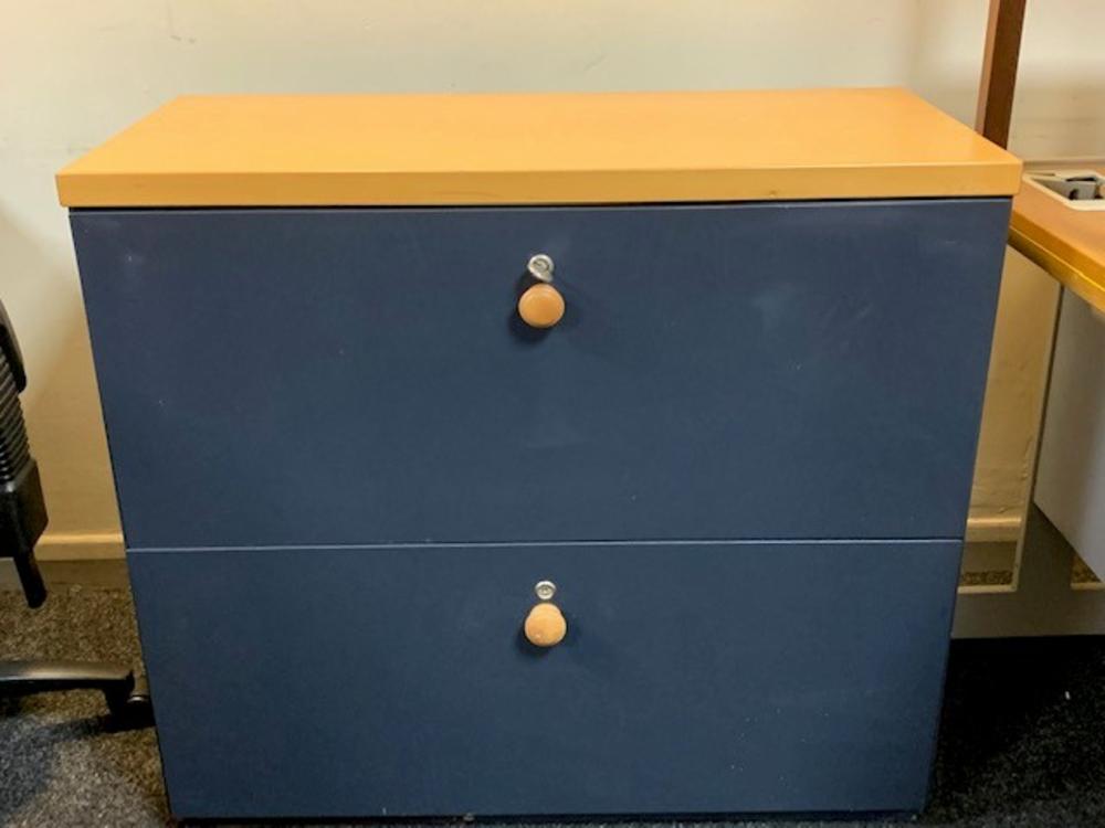 A4 2 Drawer Side Filing Cabinet