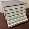 A1 6 Drawer Plan Chest Anthracite / White
