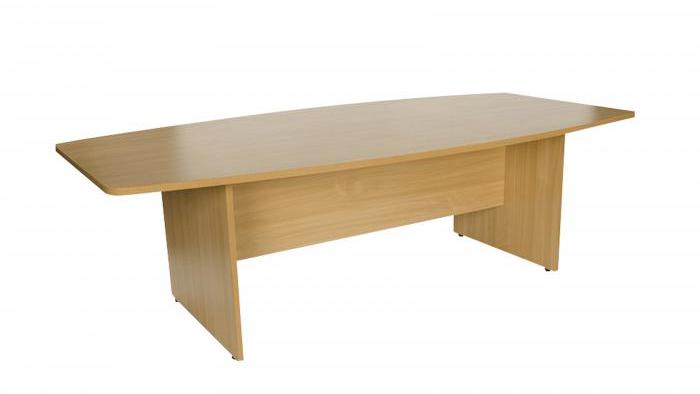 OI Endurance Boardroom Table 2400 x 1200mm Oak