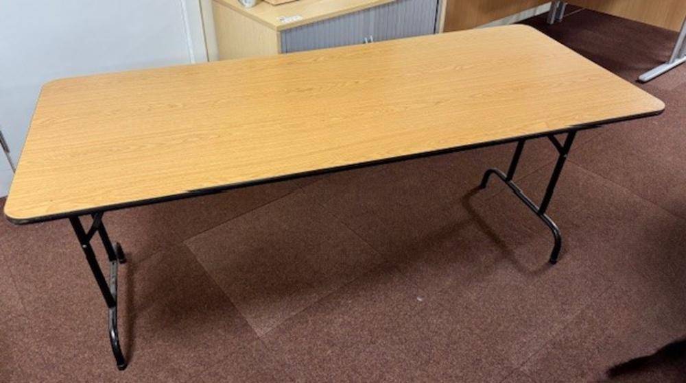 Oak Folding Frame Table 1830 x 770mm