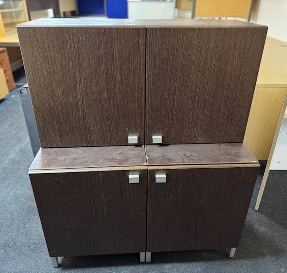 Walnut 2 Tier Cupboard