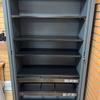 Lockable Tambour Cupboard with 4 Adjustable Shelves & 2 Roll Out Suspension Frames
