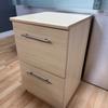 Maple 2Dr Home Filing Cabinet - A4 Size Suspension Files required