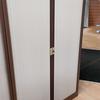 1970mm high Lockable Bisley Metal Tambour c/w 4 shelves