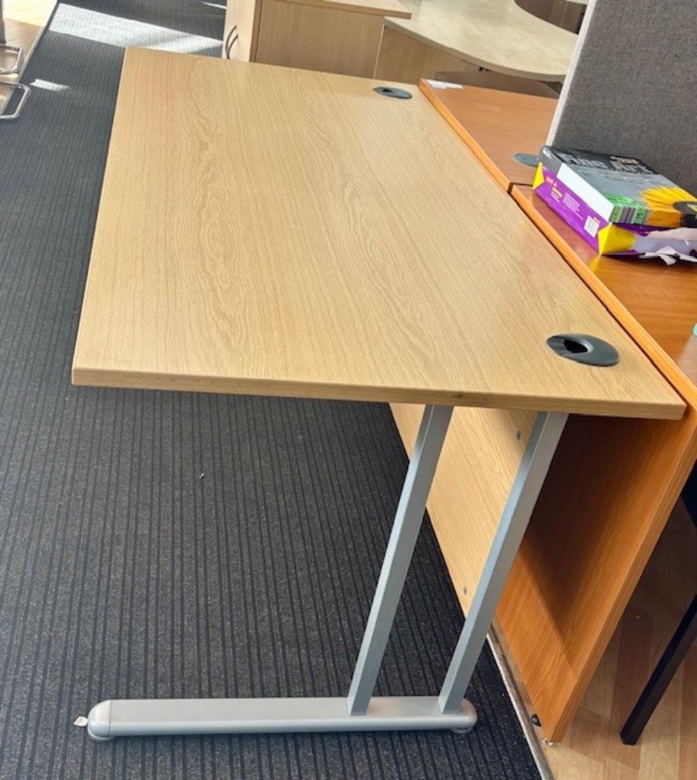 Elite 1600mm Stone Oak Workstation