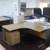 Light Oak 1600 x 1600mm Corner Desk With Mobile Pedestal