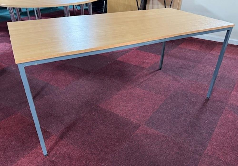 Fully Welded Frame Table 1600 x 800mm in Beech