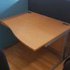 Imperial Beech 1200mm Wave Desk Right Handed