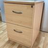 Beech 2 Drawer Filing Cabinet 