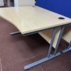 Maple 1200mm L/H Wave Desk