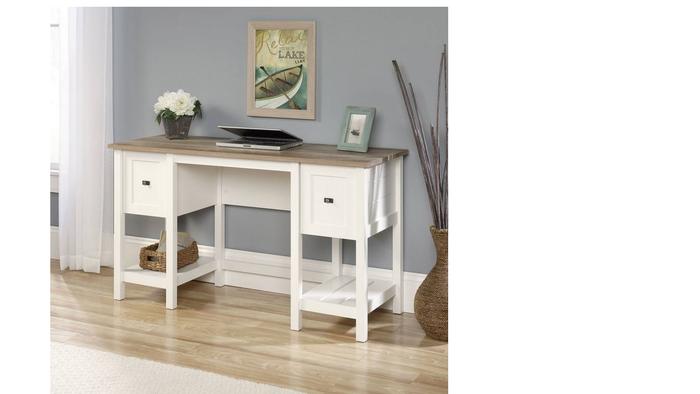 Shaker style desk soft white 2 4163011371