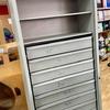 Heavy Duty Tambour Cupboard with Pull Out Drawers and Adjustable Shelves