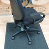 Charcoal High Back Operator Chair With Fixed Arms 