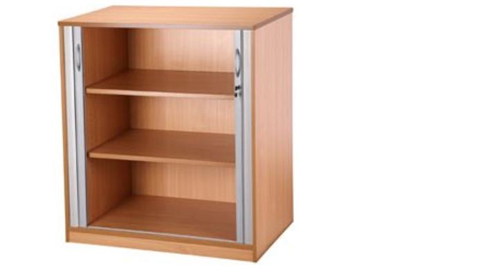 OI Endurance 1200mm High Tambour Cupboard with Optional Shelves