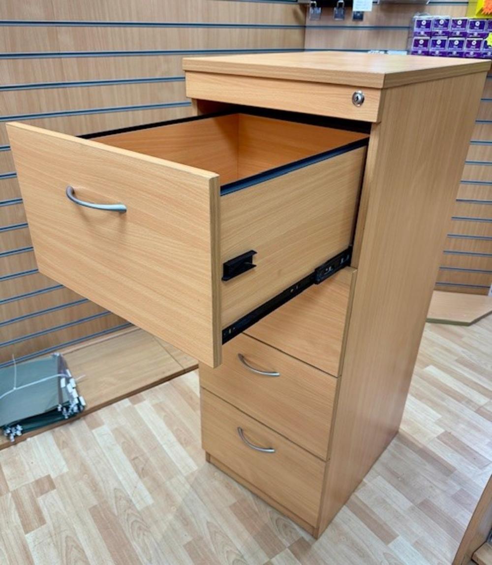 OI Beech 4 Drawer Filing Cabinet