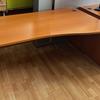 Cherry 1600mm R/H Wave Desk