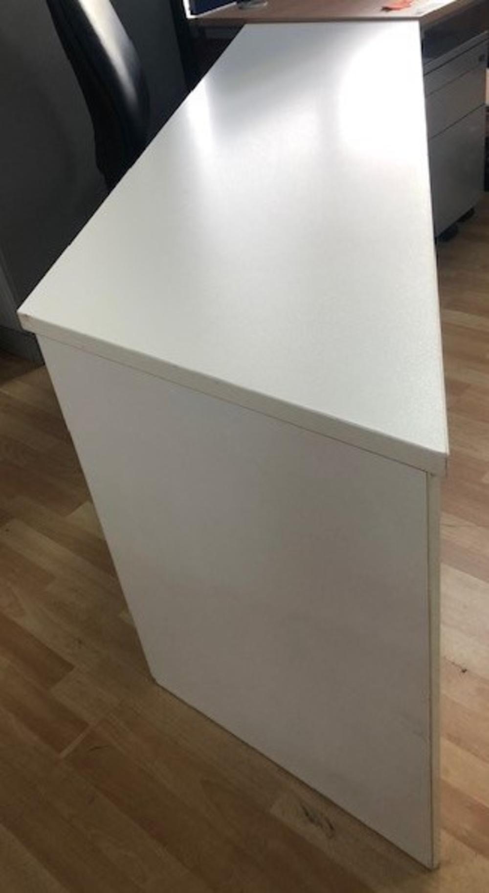 White 1800mm 2-Way Desk