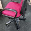 Burgundy Operator Chair With Fixed Arms