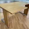 Modern Styled Radial Desk 1380mm Long in Light Oak