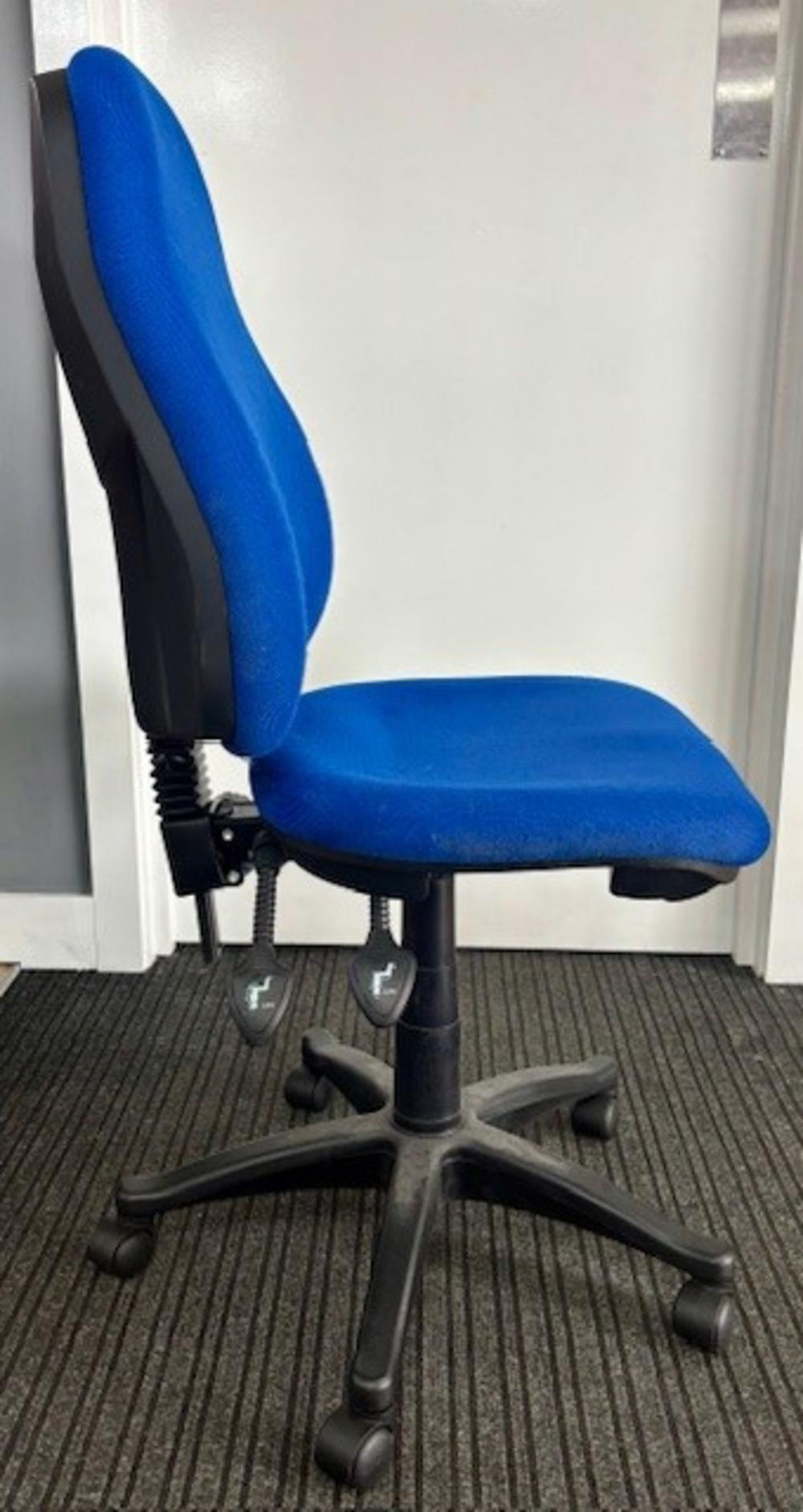 Blue High Back Operator Chair