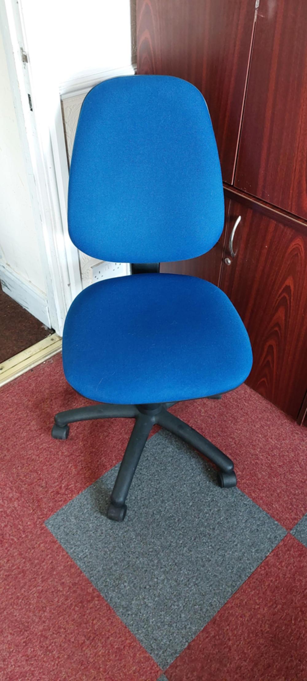 Blue High Back Operator Chair