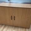 Beech Double Door Cupboard with Adjustable Shelves Vented Back Panel