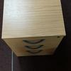 Calva Oak 3 Drawer Mobile Pedestal 