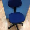 Blue Fabric Typist Chair 