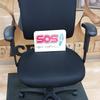 Alliance Black Squared Back Operator Chair with Adjustable Arms