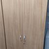 Light Oak Double Door Cupboard